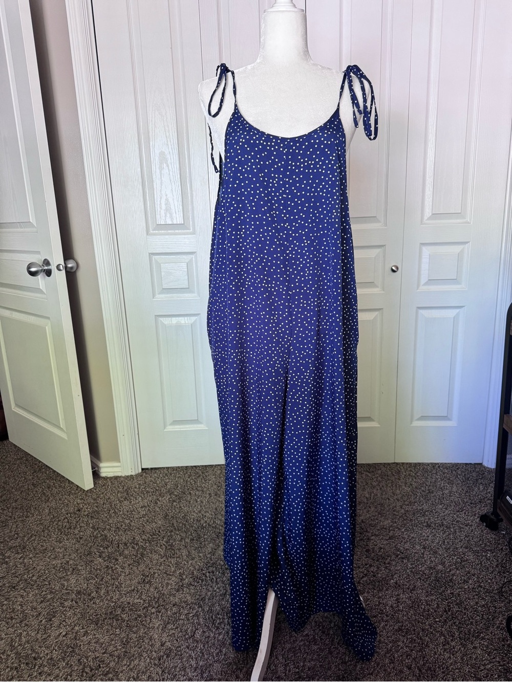 Hapsho Polka Dot Jumpsuit w/ Pockets size XL